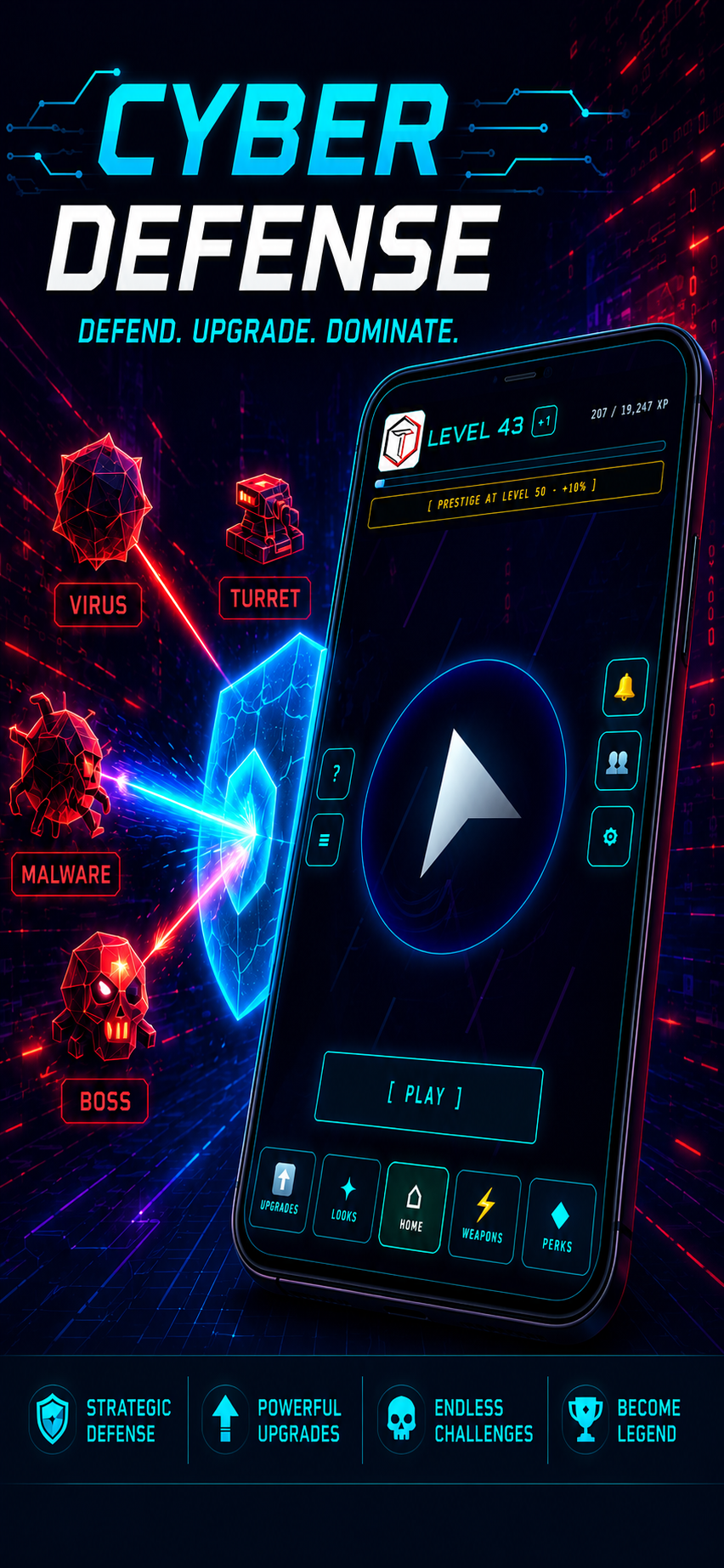 Cyber Defense gameplay screenshot