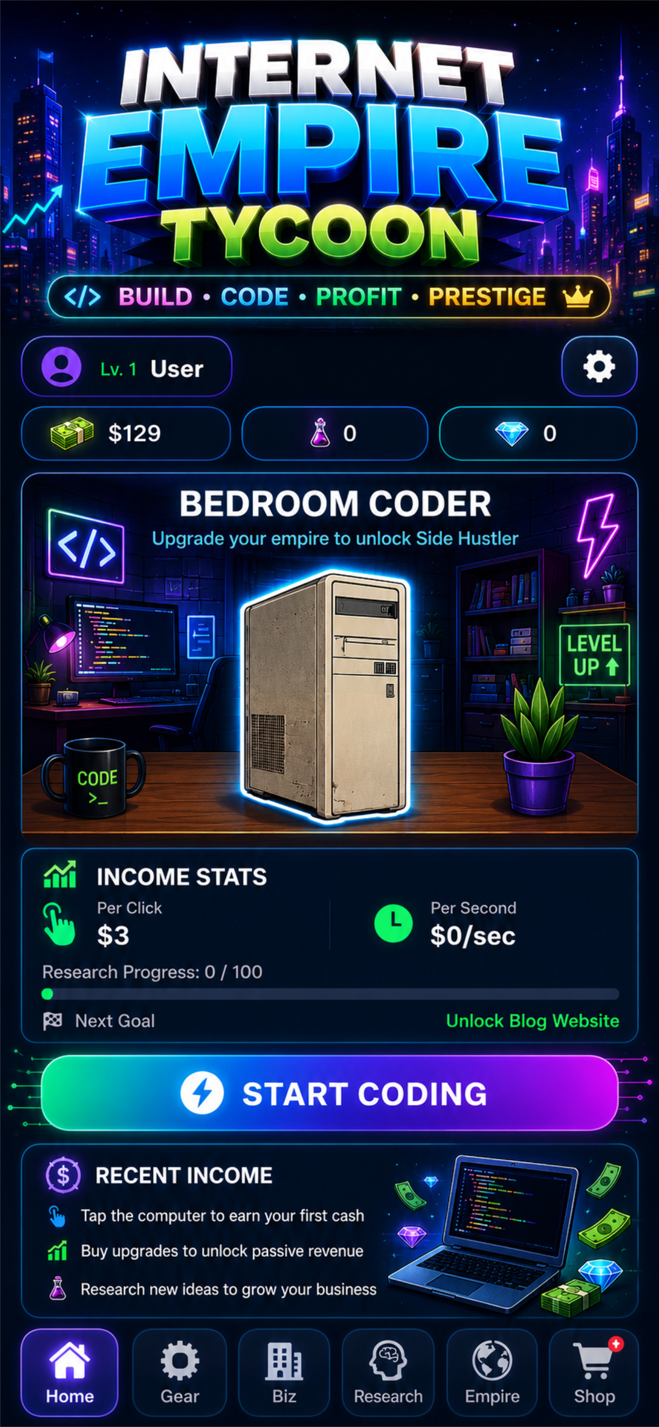 Internet Empire Tycoon screenshot